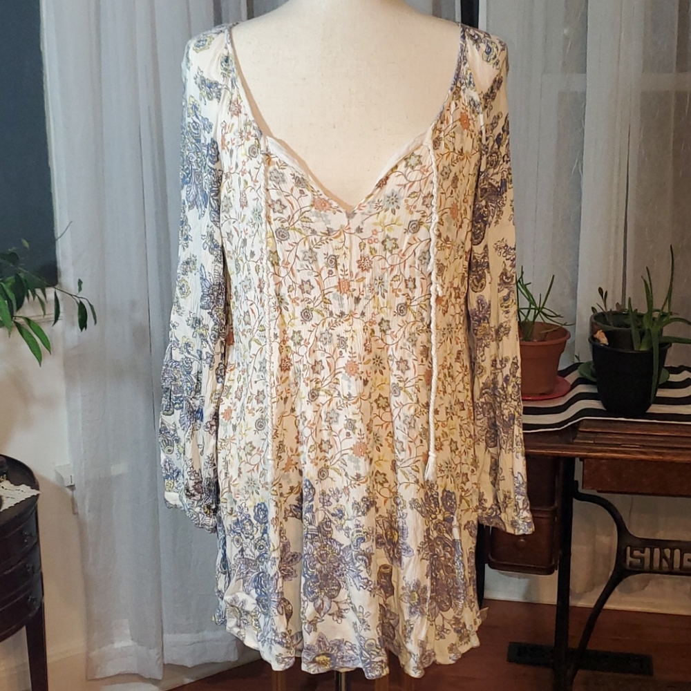 Free People UO Exclusive Boho Mini Dress